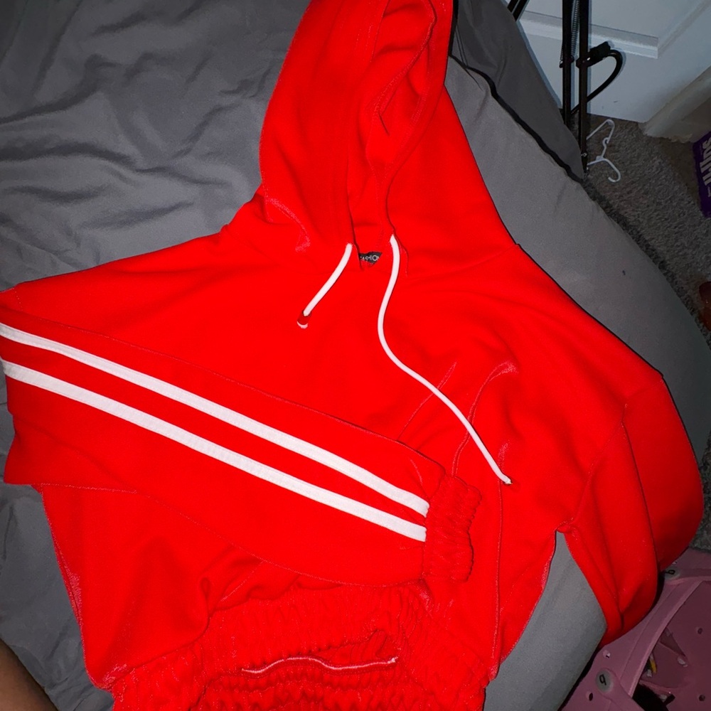 Fashion Nova Bold Red Hoodie
